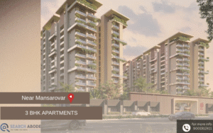 3 BHK apartment near mansarovar