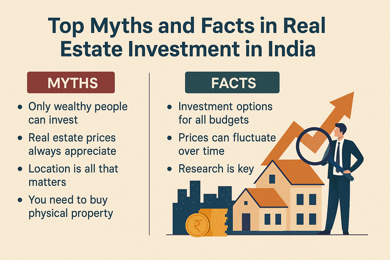 Top Myths and Facts in Real Estate Investment in India