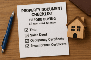 property documents checklist